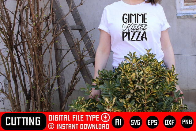 Gimme Kisses Pizza SVG CraftlabSvg29 