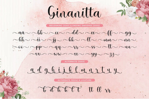 Ginanitta Font gatype 