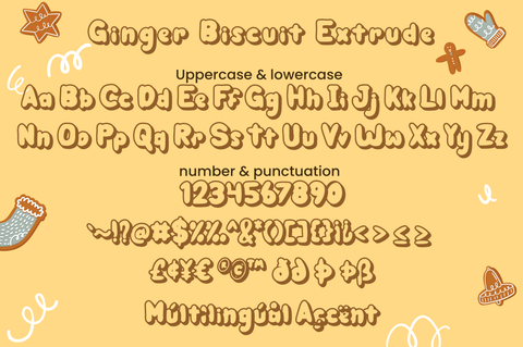 Ginger Biscuit - Christmas Font Font Attype studio 