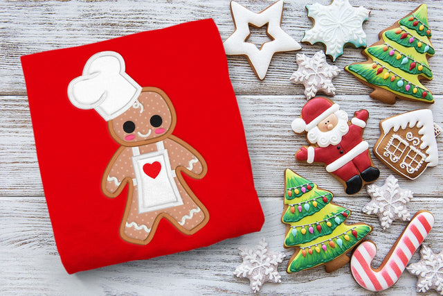 Gingerbread Baker with Apron Applique Embroidery Embroidery/Applique DESIGNS Risa Rocks It 