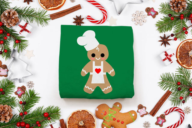 Gingerbread Baker with Apron SVG SVG Risa Rocks It 