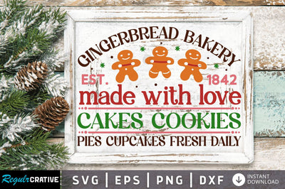 Gingerbread bakery made with SVG SVG Regulrcrative 