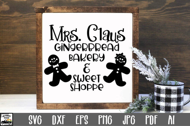 Gingerbread Bakery SVG Cut File - Christmas SVG SVG Old Market 