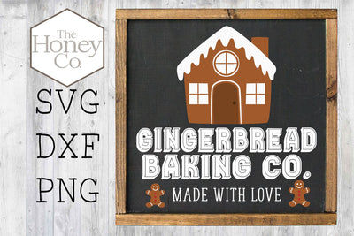Gingerbread Baking SVG DXF PNG Christmas SVG The Honey Company 