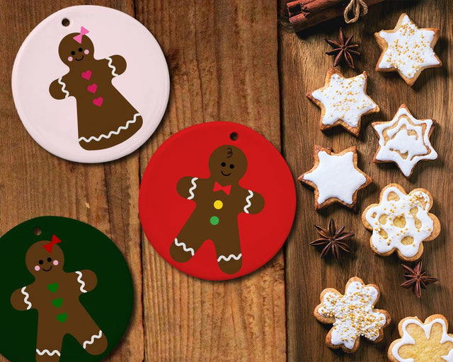 Gingerbread Boy and Girl SVG Designed by Geeks 
