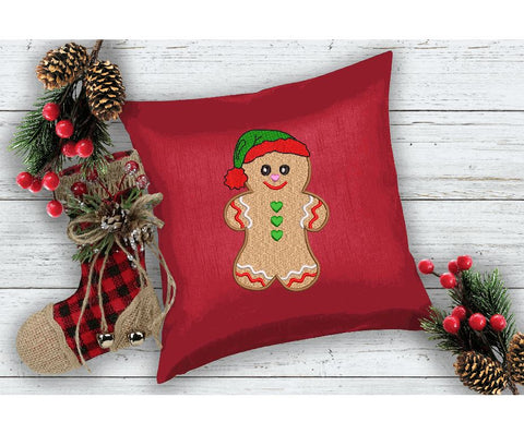 Gingerbread Boy Christmas Cookie Machine Embroidery Embroidery/Applique DESIGNS Canada Embroidery 