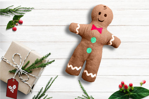 Gingerbread Boy Plush in the Hoop ITH Embroidery Embroidery/Applique Designed by Geeks 
