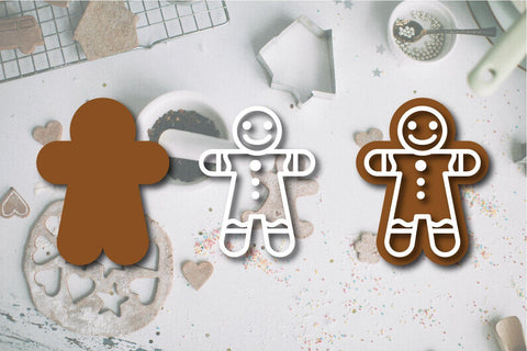 Gingerbread christmas File Cut Graphic SVG dadan_pm 