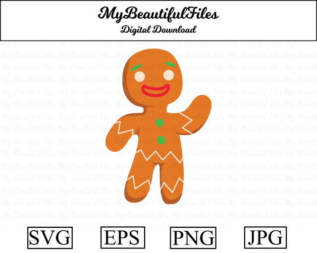 gingerbread - christmas SVG MyBeautifulFiles 