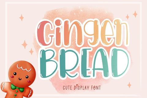 Gingerbread - Cute Handwritten Font Font AnningArts Design 