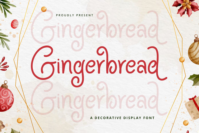 Gingerbread - Display Font Font Alpaprana Studio 