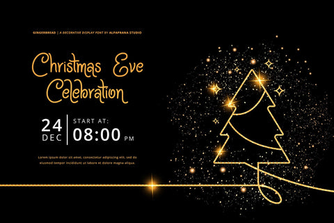 Gingerbread - Display Font Font Alpaprana Studio 