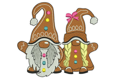 Gingerbread Gnomes Embroidery Designs, Christmas Embroidery Designs, Holiday Machine Embroidery File Embroidery/Applique DESIGNS NextEmbroidery 