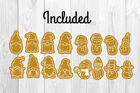gingerbread gnomes & snowman SVG dadan_pm 