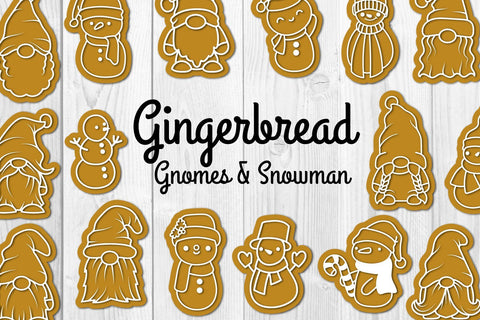 gingerbread gnomes & snowman SVG dadan_pm 