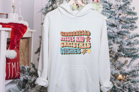gingerbread kisses and christmas wishes Sublimation SVGArt 