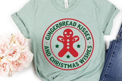 Gingerbread kisses and christmas wishes SVG Angelina750 