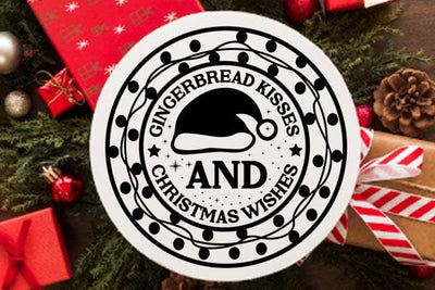 Gingerbread kisses and christmas wishes SVG Angelina750 