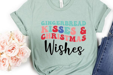 Gingerbread Kisses & Christmas Wishes SVG Angelina750 