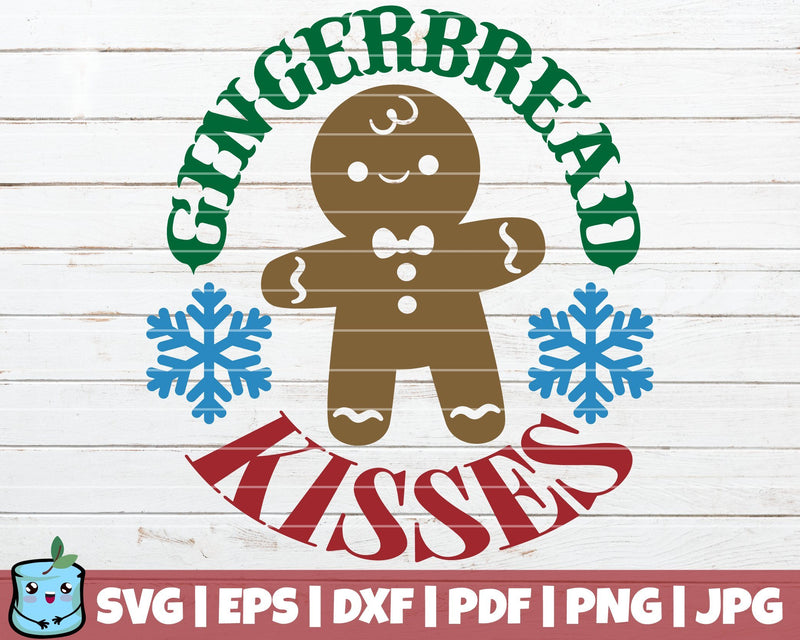 Gingerbread Kisses SVG MintyMarshmallows 