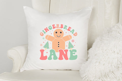 Gingerbread Lane, Retro Christmas SVG Design SVG CraftLabSVG 