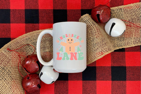 Gingerbread Lane, Retro Christmas SVG Design SVG CraftLabSVG 