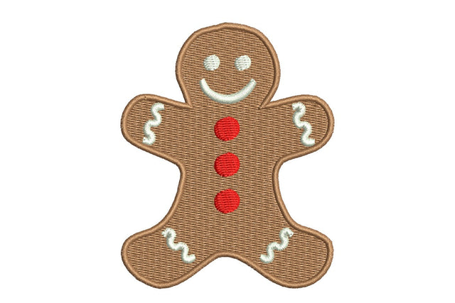 Gingerbread Man embroidery design Embroidery/Applique DESIGNS NextEmbroidery 