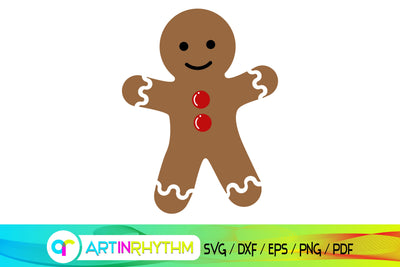 Gingerbread man, Gingerbread man SVG, Bread SVG, Merry Christmas, Merry Christmas SVG, Christmas SVG, Christmas decoration SVG, Christmas decoration SVG SVG Artinrhythm shop 