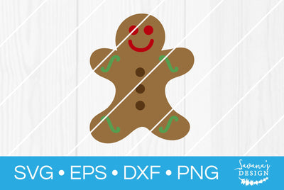 Gingerbread Man SVG SavanasDesign 