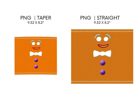 Gingerbread Man Tumbler Sublimation Sublimation SvgOcean 