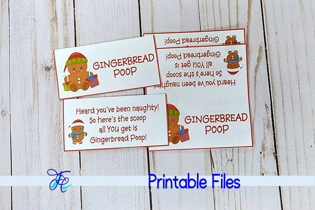 Gingerbread Poop Bag Topper SVG Family Creations 