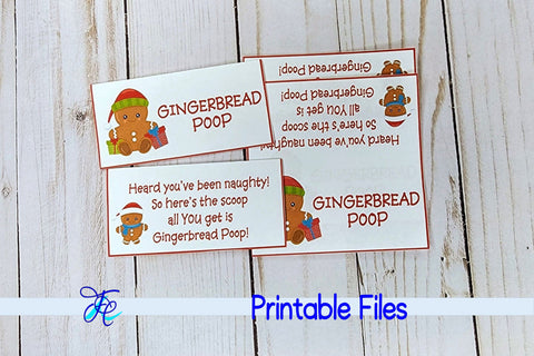 Gingerbread Poop Bag Topper SVG Family Creations 