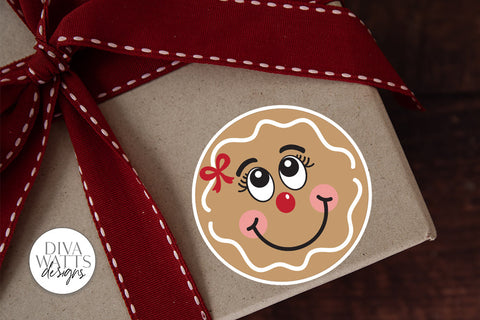 Gingerbread Sticker PNG Bundle | Christmas / Winter SVG Diva Watts Designs 