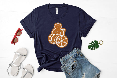 Gingerbread SVG Man in Wheelchair, and Gingerbread Woman SVG Maggie Do Design 