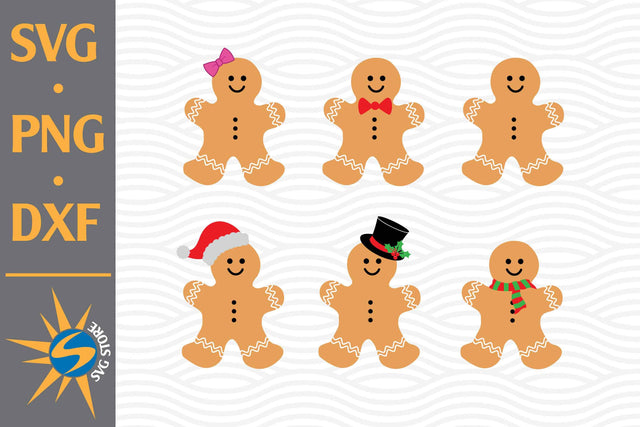 Gingerbread SVG, PNG, DXF Digital Files Include SVG SVGStoreShop 