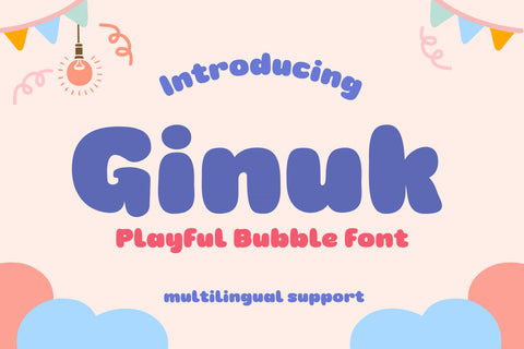 Ginuk Font twinletter 