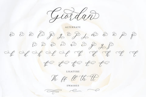 Giordan - Romantic Calligraphy Font Font Alpaprana Studio 