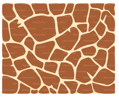 Giraffe animal skin background SVG TribaliumArtSF 