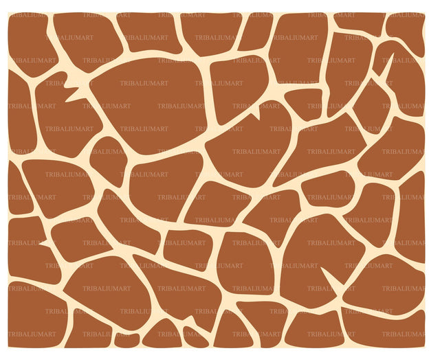 Giraffe animal skin background SVG TribaliumArtSF 