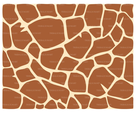 Giraffe animal skin background SVG TribaliumArtSF 