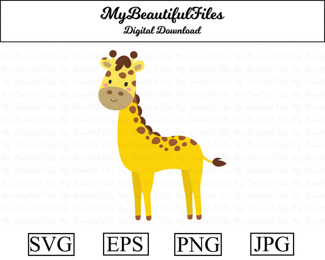 giraffe - Animal SVG MyBeautifulFiles 