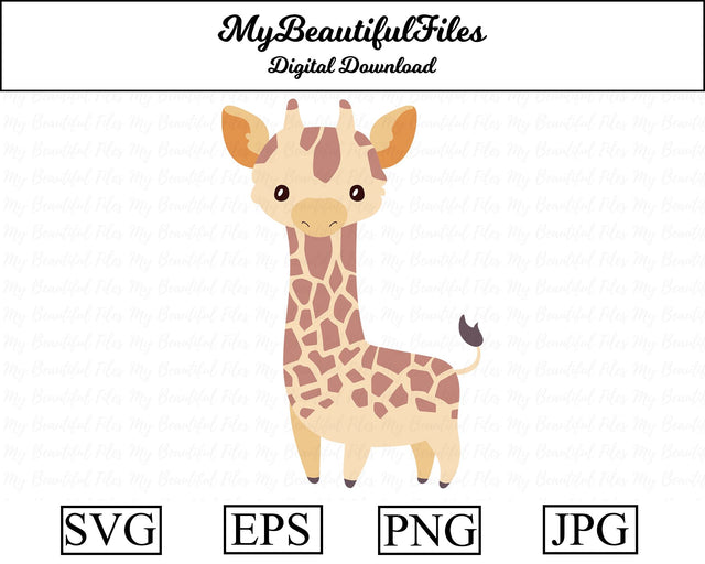 Giraffe - Animal SVG MyBeautifulFiles 
