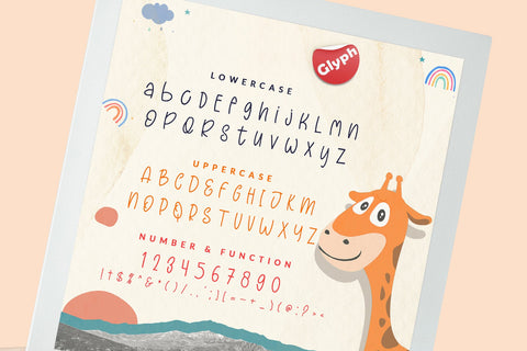 Giraffe Dream Font Wildan Type 