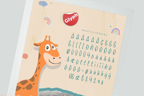 Giraffe Dream Font Wildan Type 