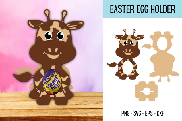 Giraffe Egg Holder SVG SVG SvgOcean 
