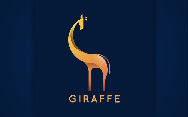 Giraffe gradient colorful style logo template SVG naemmiah021 