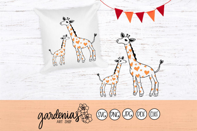 Giraffe Heart Spots SVG Gardenias Art Shop 