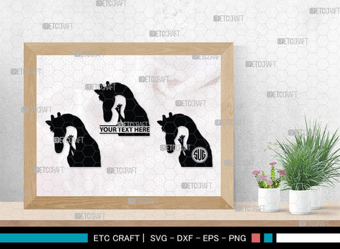 Giraffe Monogram, Giraffe Silhouette, Giraffe SVG, Camelopard Svg, Safari Animals Svg, Wildlife Svg, SB00270 SVG ETC Craft 