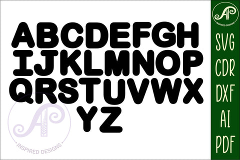 Giraffe print letters alphabet set. 26 layered letters. SVG APInspireddesigns 