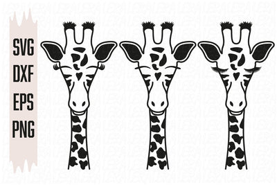 Giraffe Silhouette Svg SVG Lerastudio 